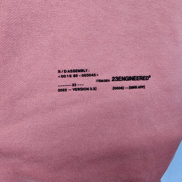 Jordan 23Engineered Canyon Pink Drawstring Hoodie | Men's XS - Picture 13 of 16